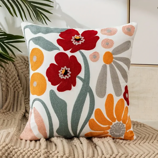 Phoea - Coussin Décoratif à Motif Floral