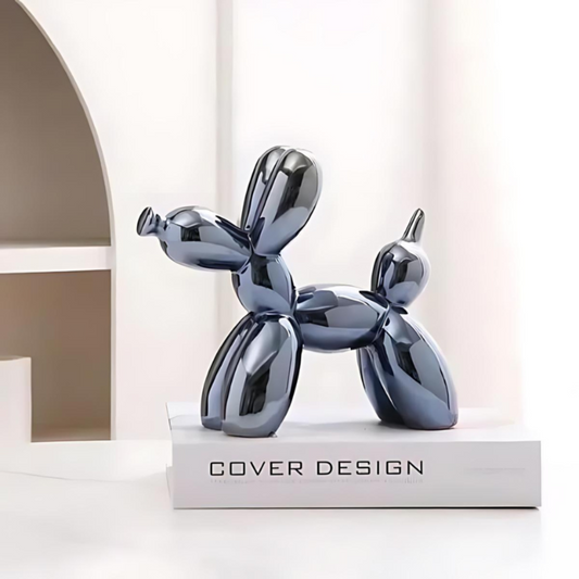 Romare – Statue de Chien en Céramique en Forme de Ballon