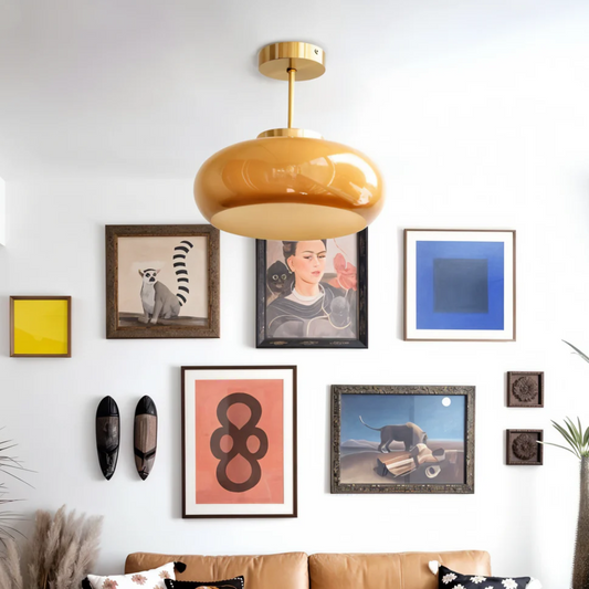 Lumiara - Plafonnier Jaune Vintage