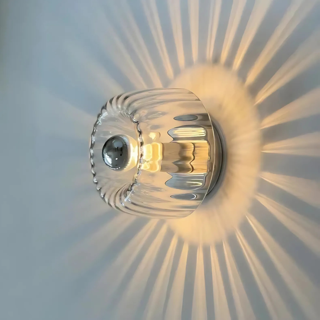 Olivor - Applique Murale en Verre Éclairage Intérieur Élégant