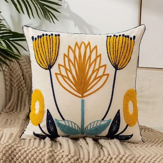 Phoea - Coussin Décoratif à Motif Floral