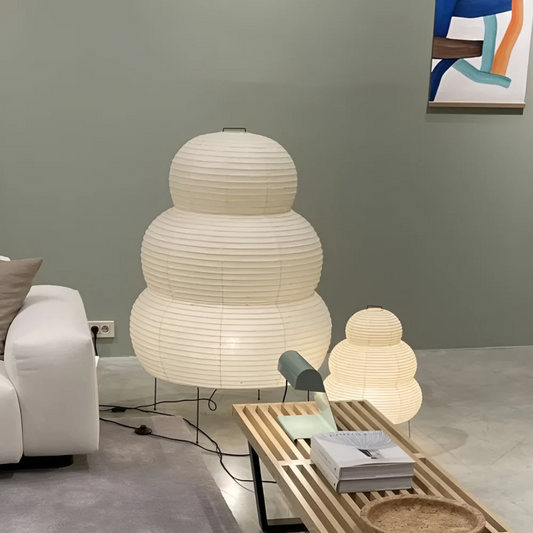 Noval - Lampadaire Japonais en Papier de Riz