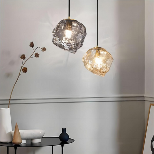 Nyra Suspension en Verre – Suspension Élégante pour Table à Manger
