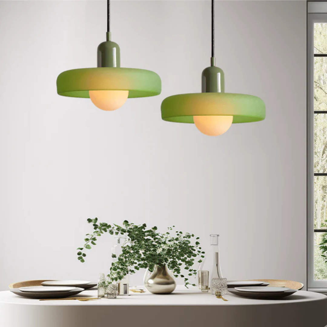 Aube - Lampe Suspendue Design En Verre Coloré