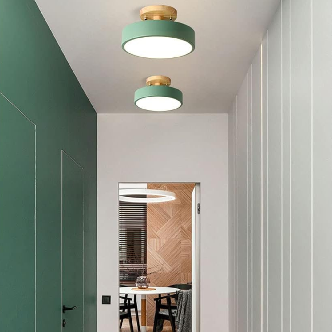 Myrrale – Plafonnier LED en Bois