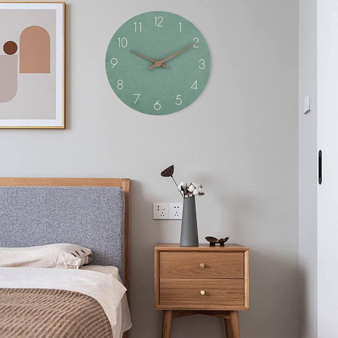 Clea – Horloge Murale Minimaliste en Bois
