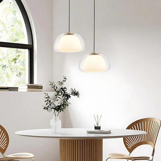 Aural - Suspension Moderne en Verre pour Salon & Salle à Manger
