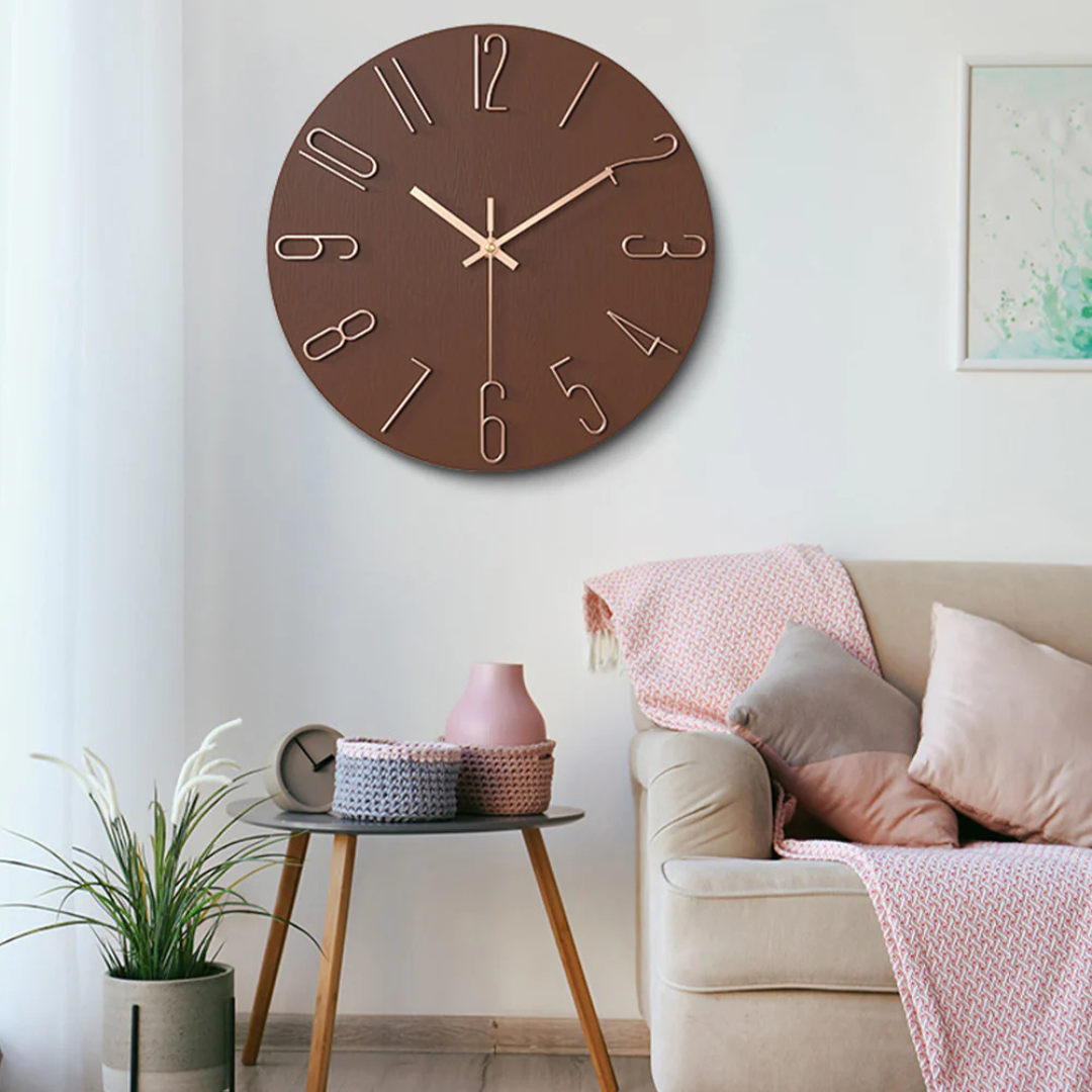 Solia - Horloge Murale Moderne pour le Salon