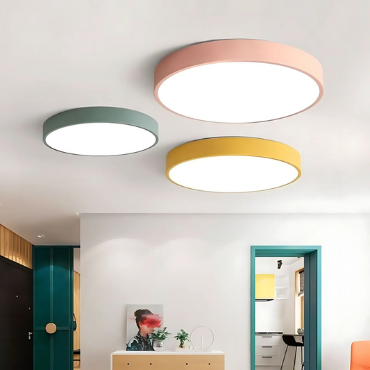 Lunea – Plafonnier LED Scandinave en Bois