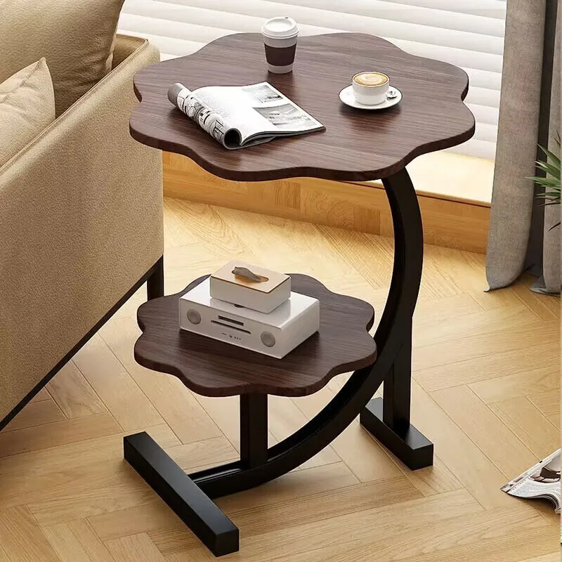 Phoena - Mini Table d’Appoint Portable Double Couche de Luxe