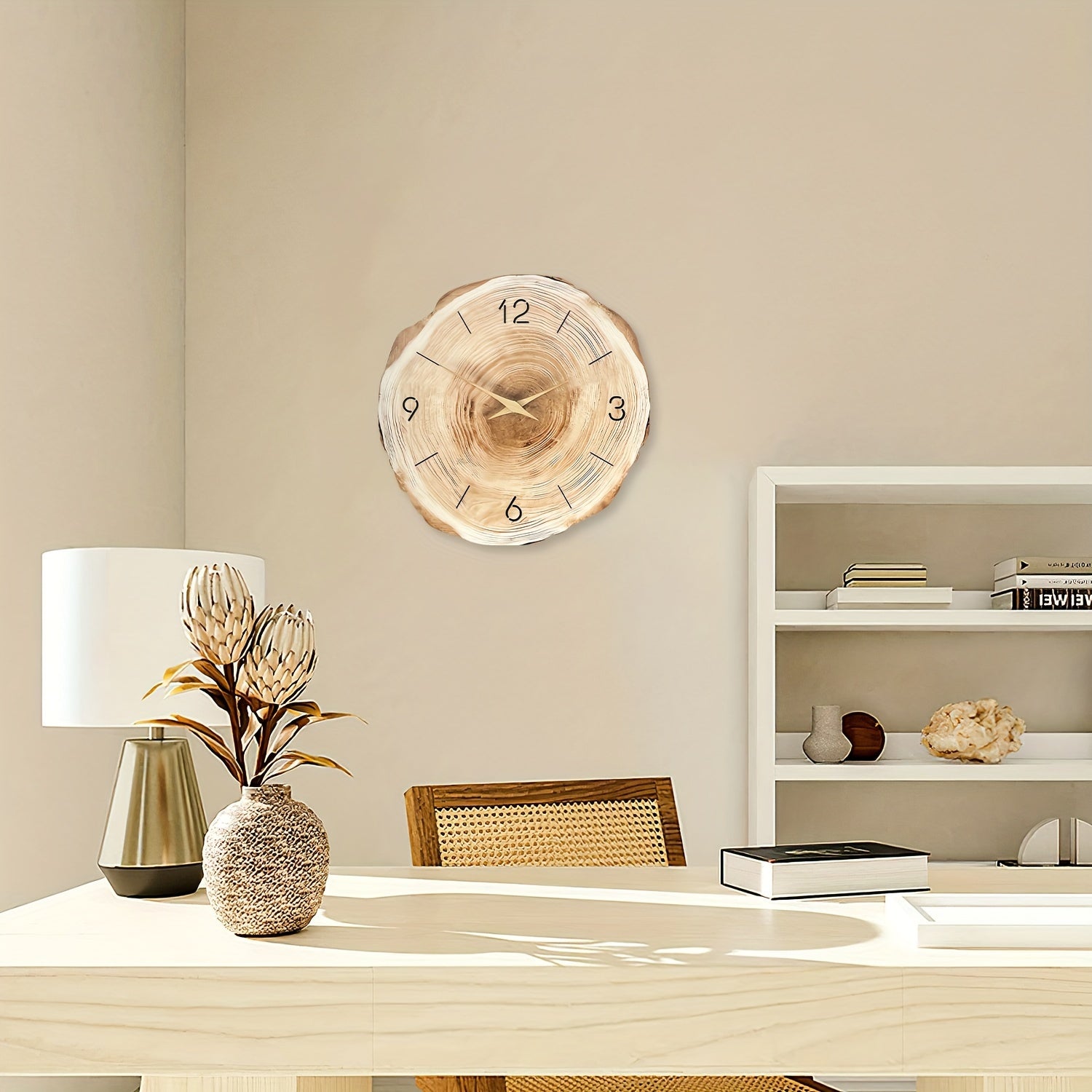 Galatea - Horloge Murale Moderne en Bois Élégant