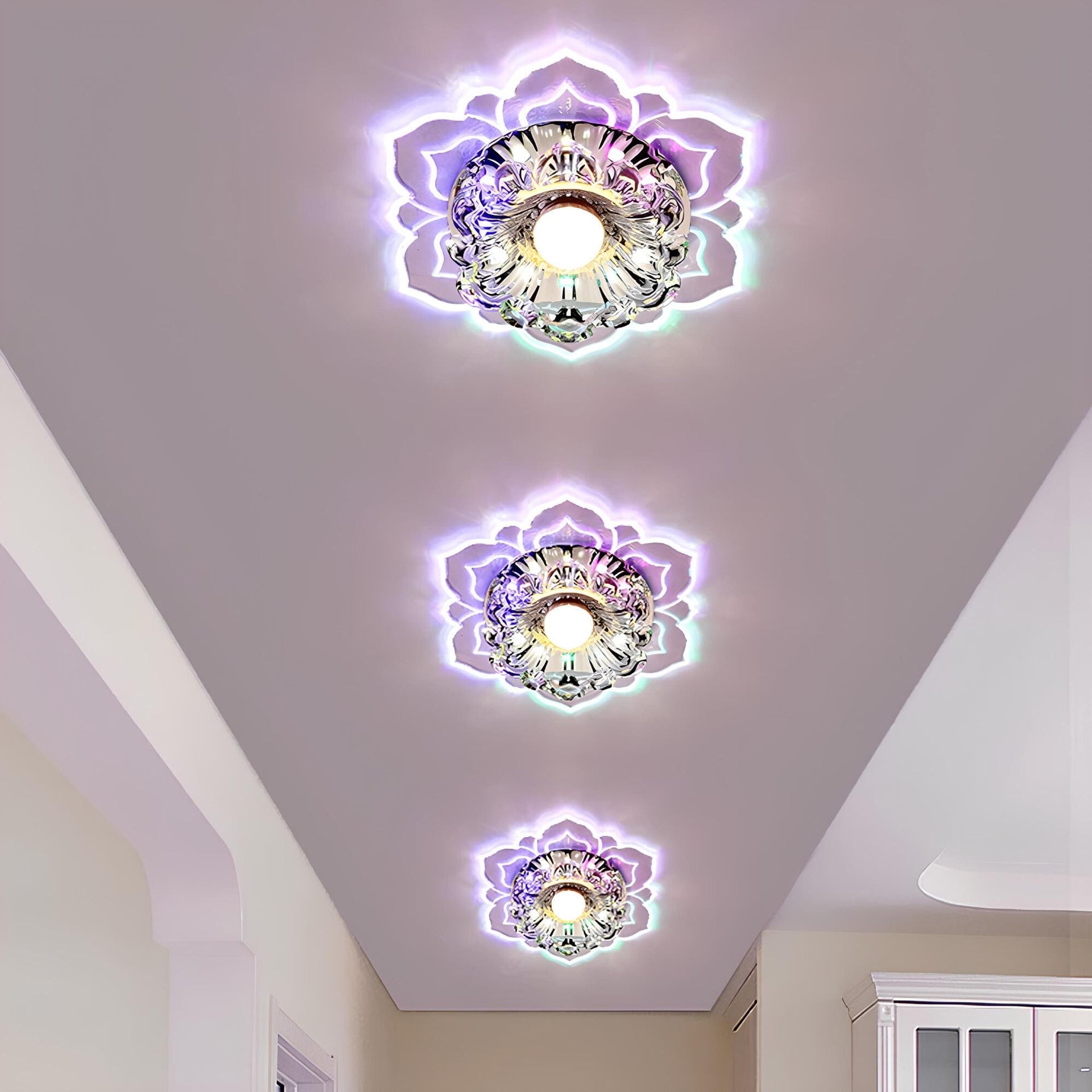 Mirella - Plafonnier LED Élégant en Cristal au Design Moderne