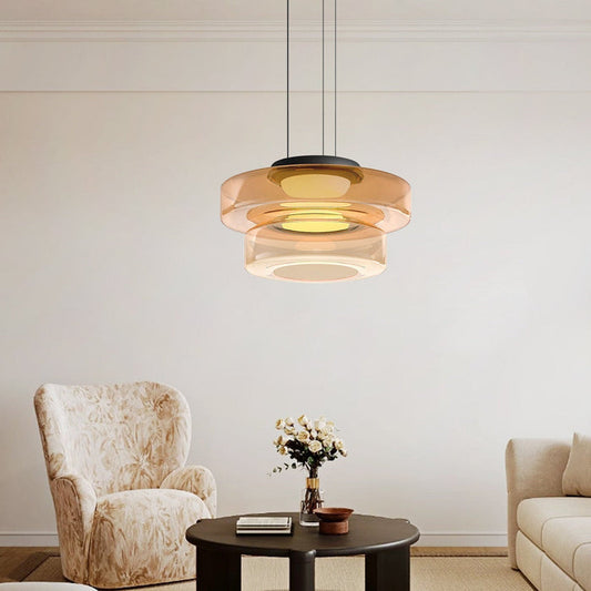 Cindral - Suspension en Verre Style Bauhaus