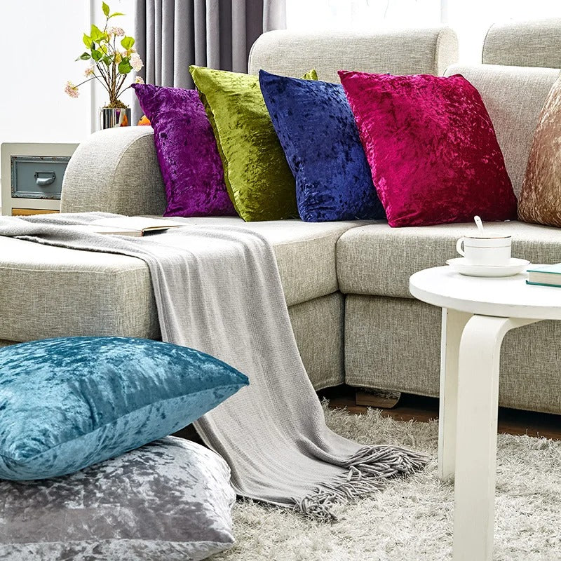 Aurenia - Coussin Décoratif en Velours UltraDoux Pour un Salon Luxueux